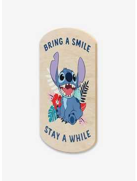 Disney Lilo & Stitch Bring A Smile Stay A While Wood Wall Decor, , hi-res