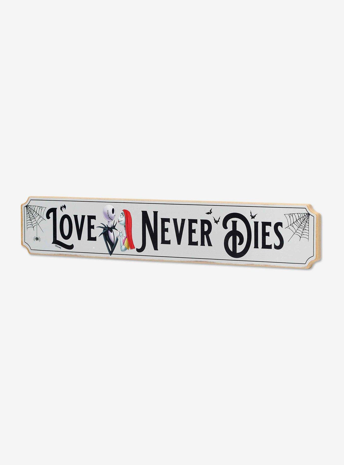 The Nightmare Before Christmas Love Never Dies Wood Wall Decor, , alternate