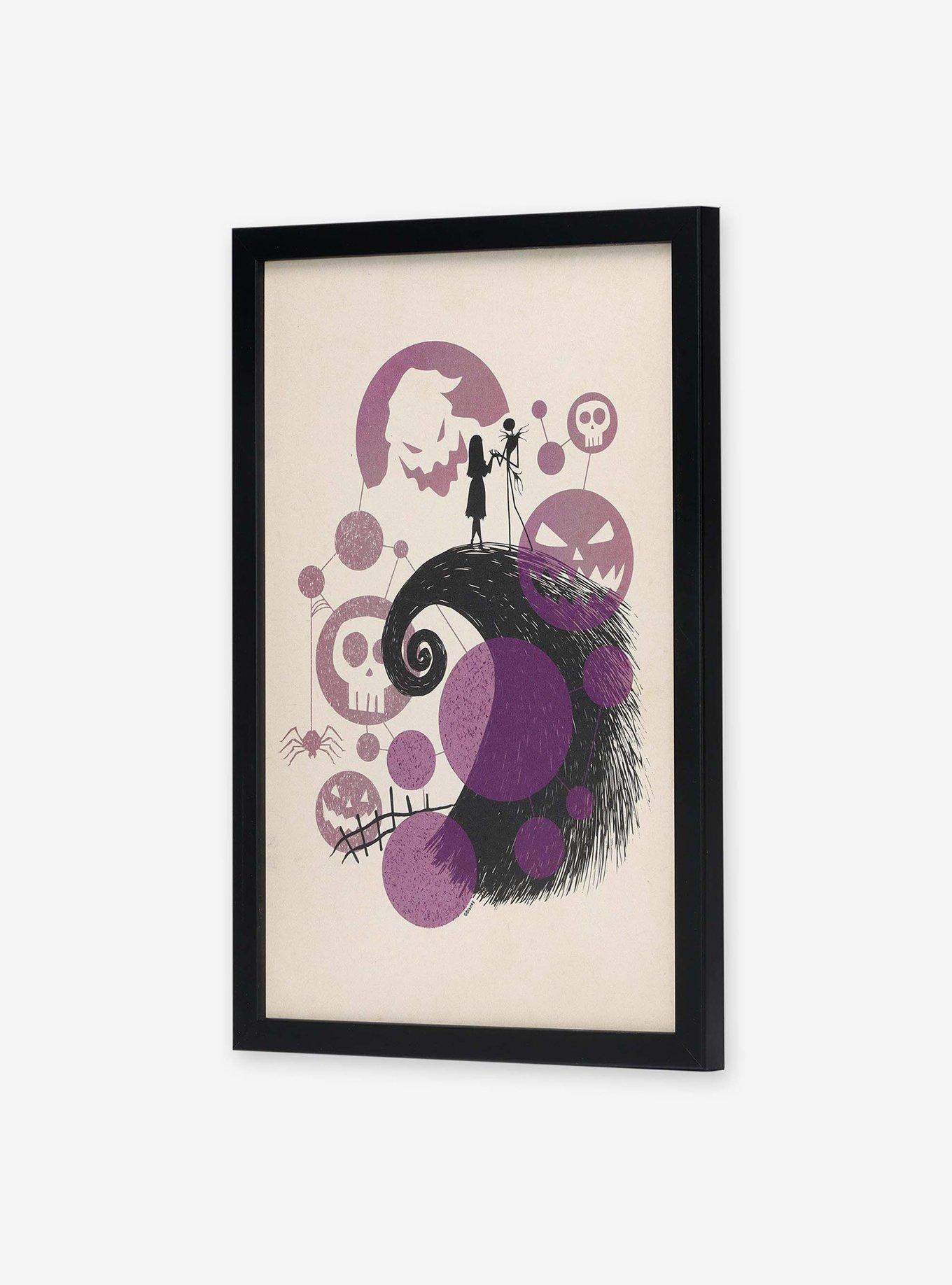 The Nightmare Before Christmas Spiral Hill Framed Wood Wall Decor