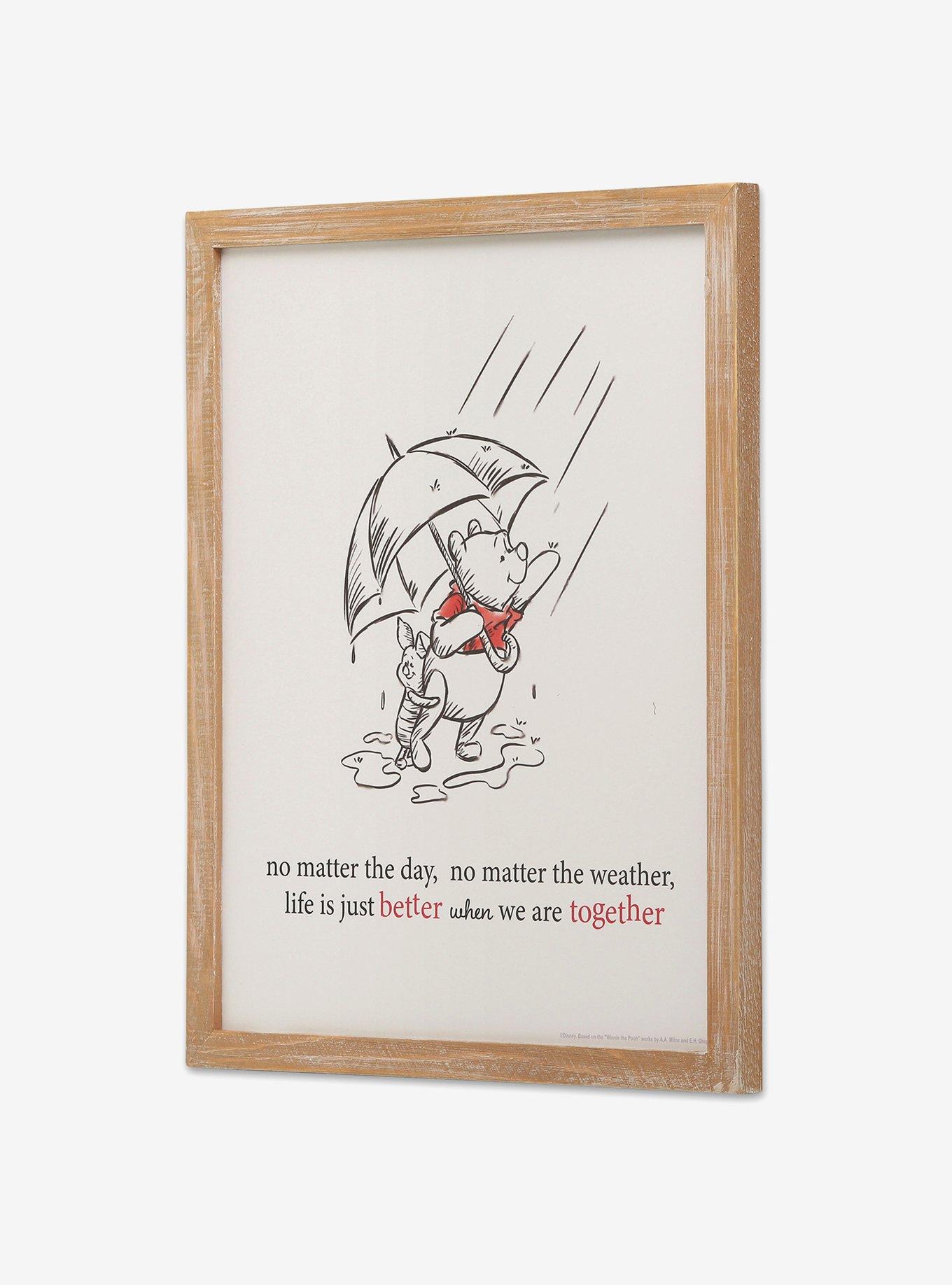 Disney Winnie The Pooh Better Together Framed Wood Wall Decor, , hi-res