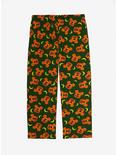 Disney Mickey Mouse Jack-o-Lantern Allover Print Plus Size Sleep Pants - BoxLunch Exclusive, FOREST GREEN, alternate