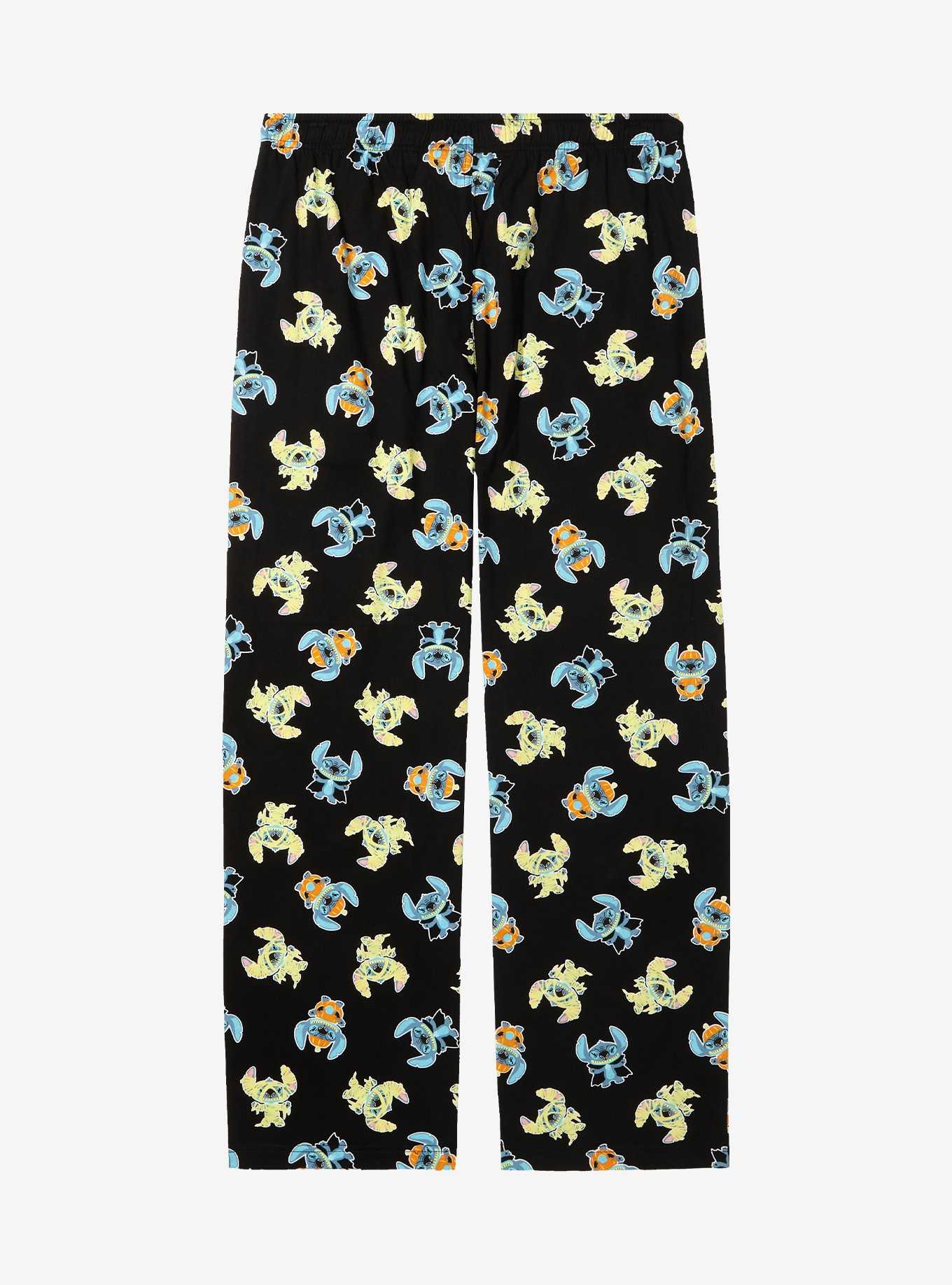 Disney Lilo & Stitch Costume Stitch Allover Print Plus Size Sleep Pants - BoxLunch Exclusive, , hi-res