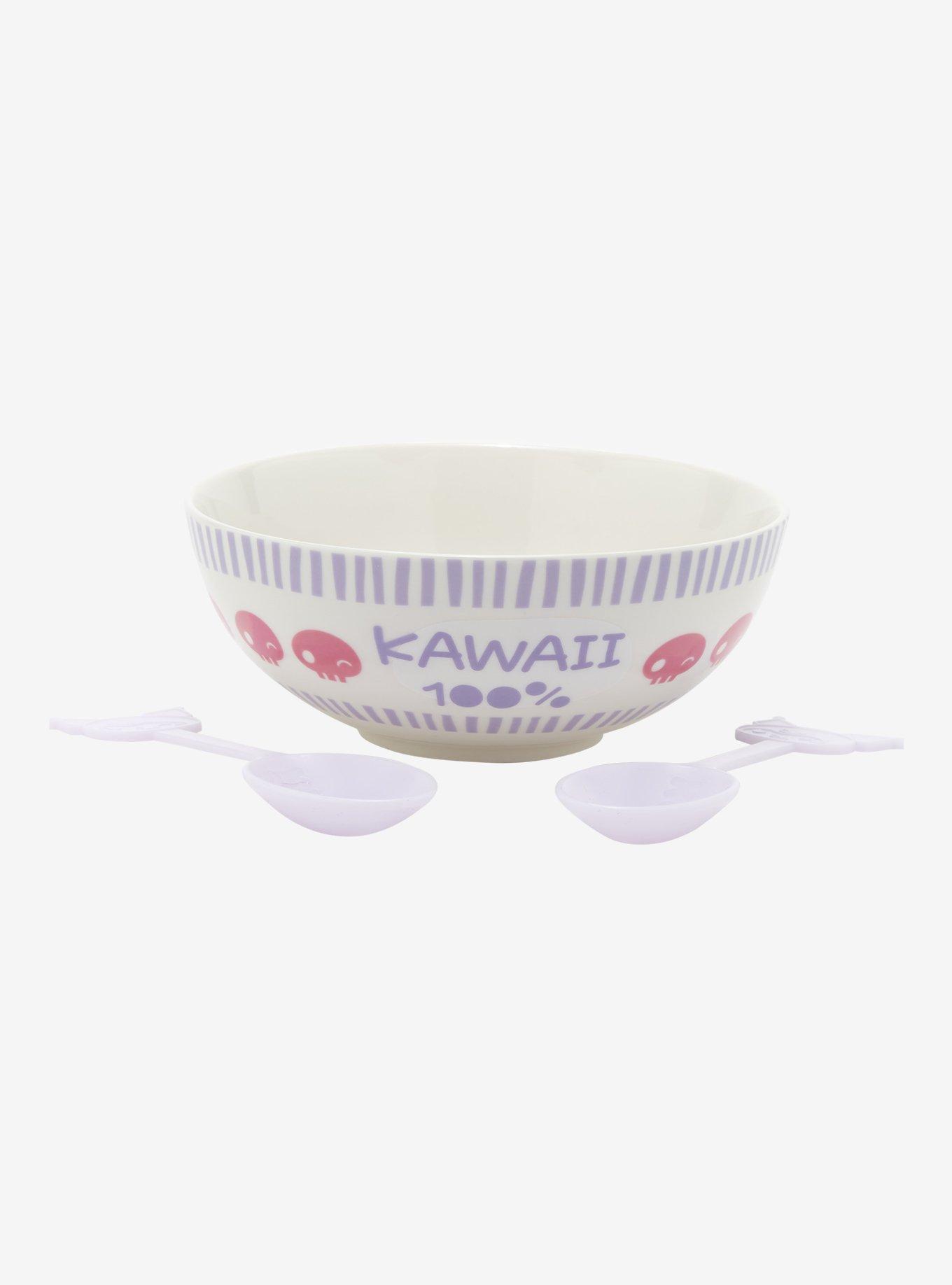 Kuromi Cereal Bowl & Color-Changing Spoons Set Hot Topic Exclusive, , alternate