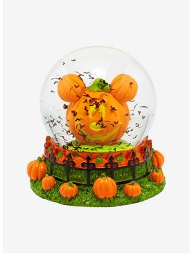 Disney Mickey Mouse Pumpkin Snow Globe, , hi-res