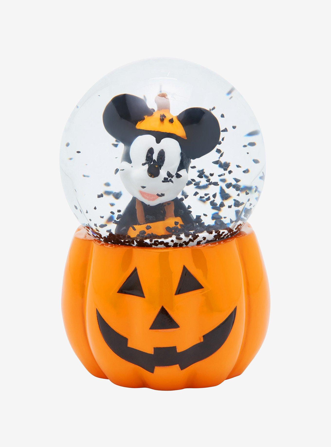 Disney Mickey Mouse Pumpkin Mini Snow Globe Hot Topic Exclusive, , alternate