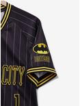 DC Comics Batman Gotham City Batting Jersey - BoxLunch Exclusive, BLACK, alternate