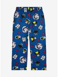 Marvel X-Men Character Portraits Allover Print Plus Size Sleep Pants - BoxLunch Exclusive, BLUE, alternate