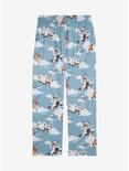 Avatar: The Last Airbender Appa & Aang Allover Print Sleep Pants - BoxLunch Exclusive, LIGHT BLUE, alternate