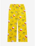 Pokémon Electric Type Allover Print Women's Plus Size Sleep Pants - BoxLunch Exclusive, LIGHT YELLOW, alternate