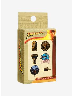 Plus Size Indiana Jones Icons Blind Box Enamel Pin, , hi-res