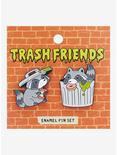 Raccoon Trash Friends Enamel Pin Set, , alternate