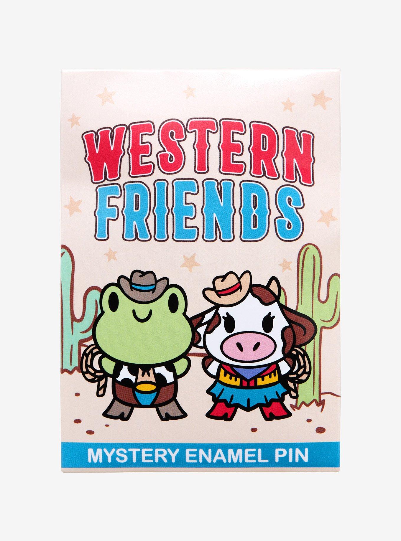 Kawaii Western Friend Blind Box Enamel Pin, , hi-res