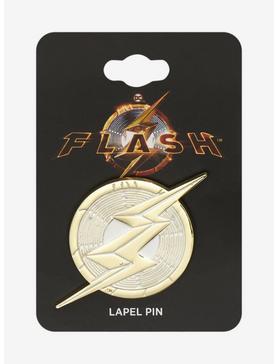 Plus Size DC Comics The Flash Logo Enamel Pin, , hi-res