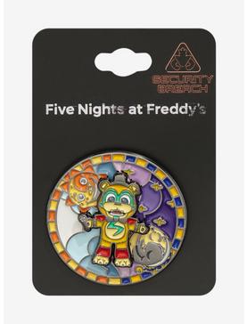 Plus Size Five Nights At Freddy's: Security Breach Chibi Spinner Enamel Pin, , hi-res