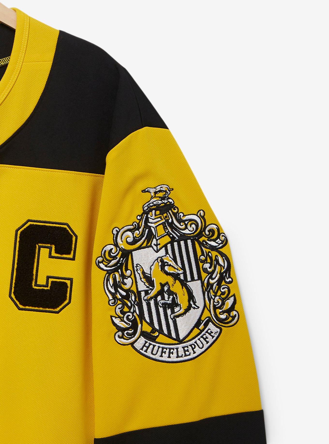 Harry Potter Hufflepuff Hockey Jersey - BoxLunch Exclusive, GOLD, alternate