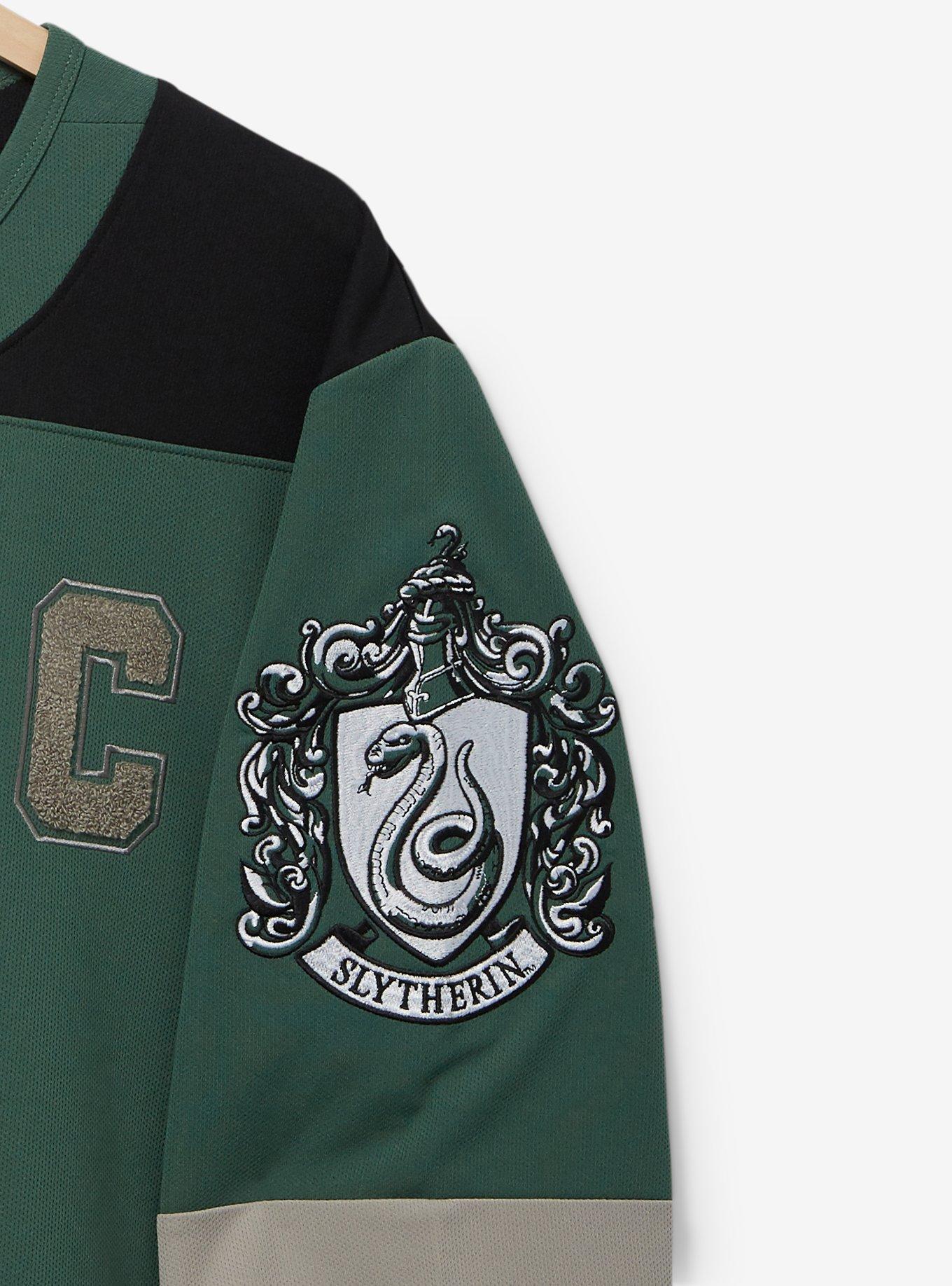 Harry Potter Slytherin Hockey Jersey - BoxLunch Exclusive, DARK GREEN, alternate