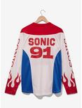 Sonic the Hedgehog Motocross Jersey - BoxLunch Exclusive, WHITE, alternate