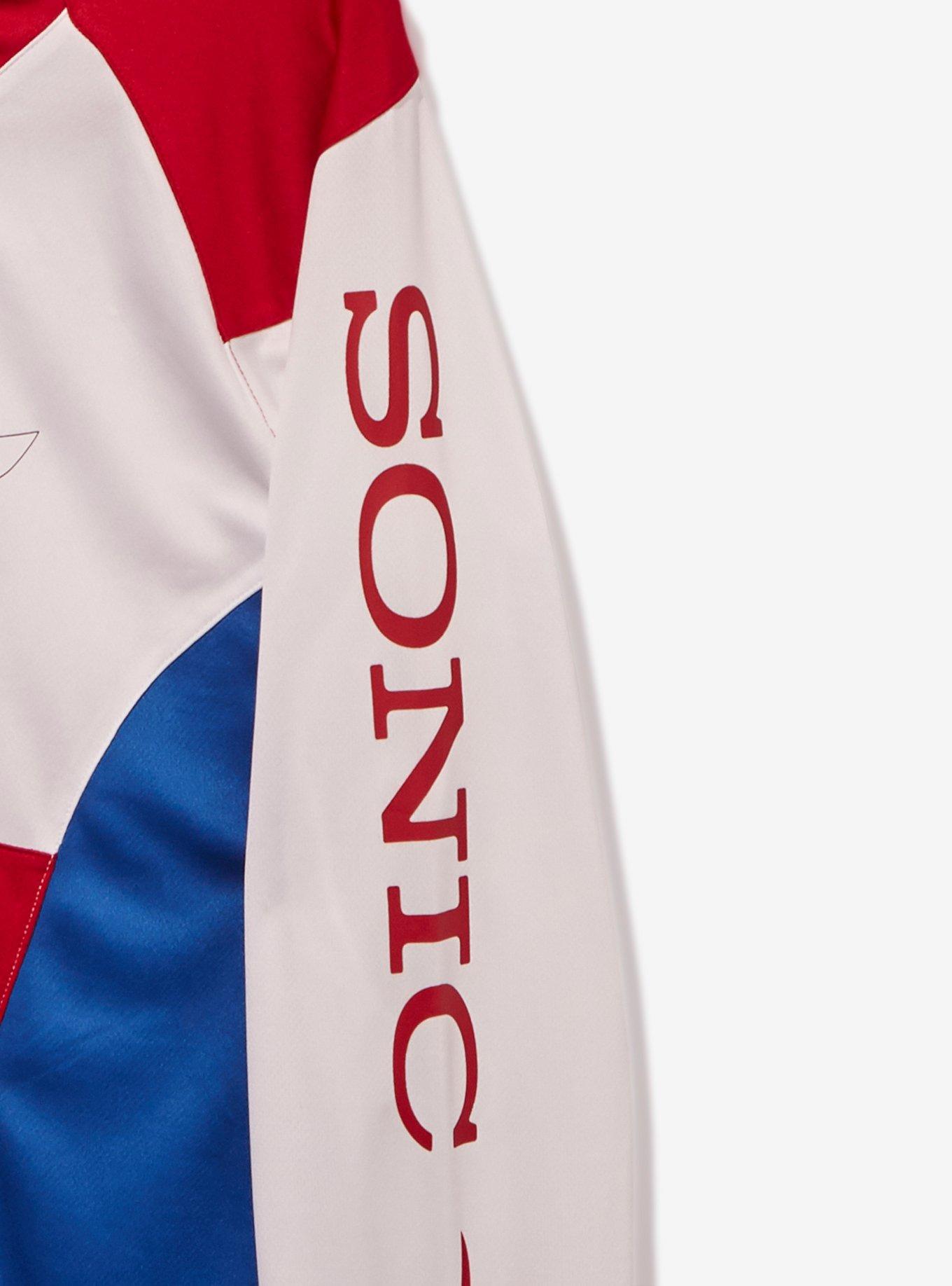 Sonic the Hedgehog Motocross Jersey - BoxLunch Exclusive, WHITE, alternate