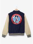 Disney 100 Mickey Mouse Collared Varsity Jacket - BoxLunch Exclusive, NAVY, alternate