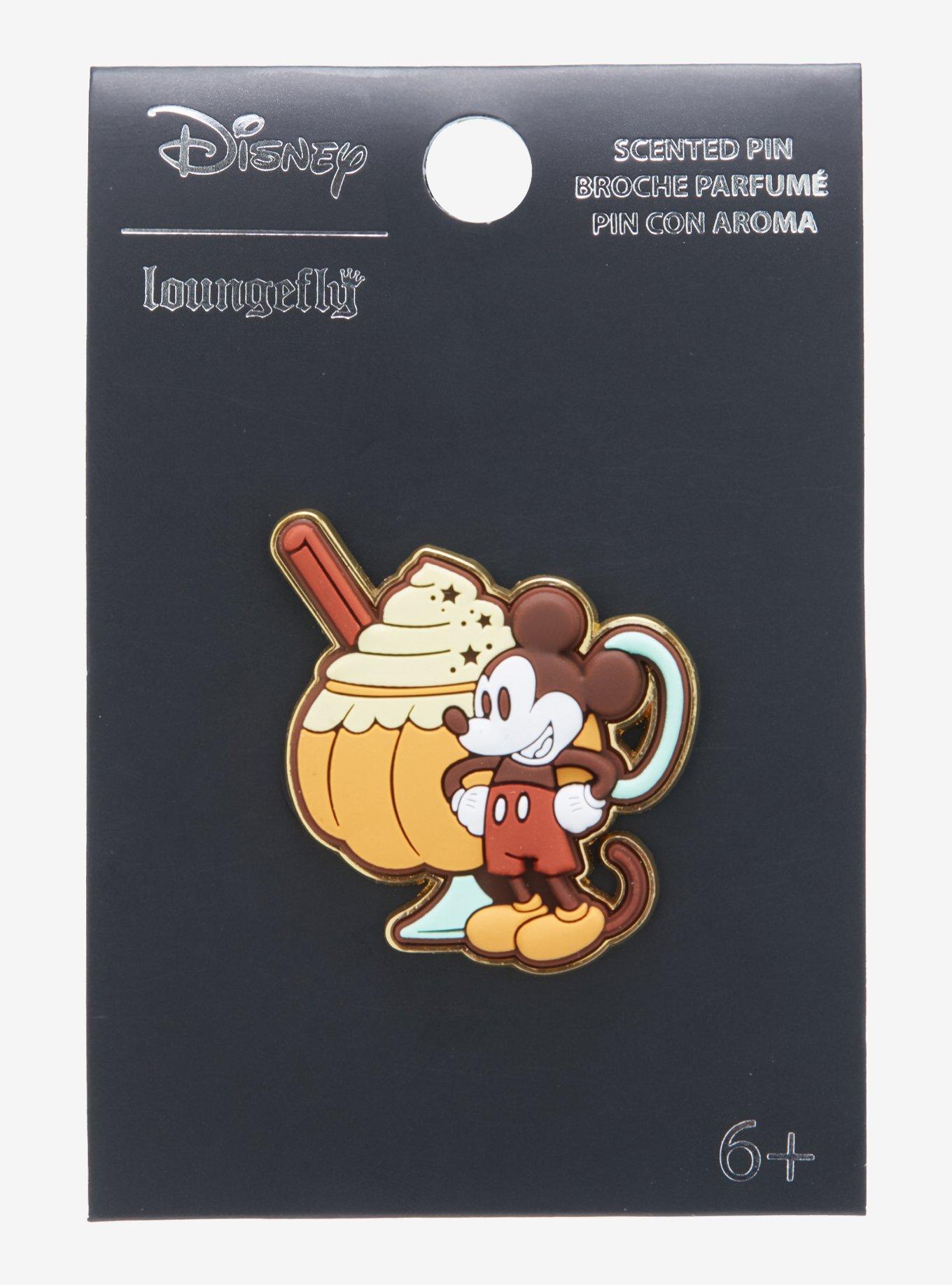 Loungefly Disney Mickey Mouse Pumpkin Spice Scented Pin - BoxLunch Exclusive, , alternate