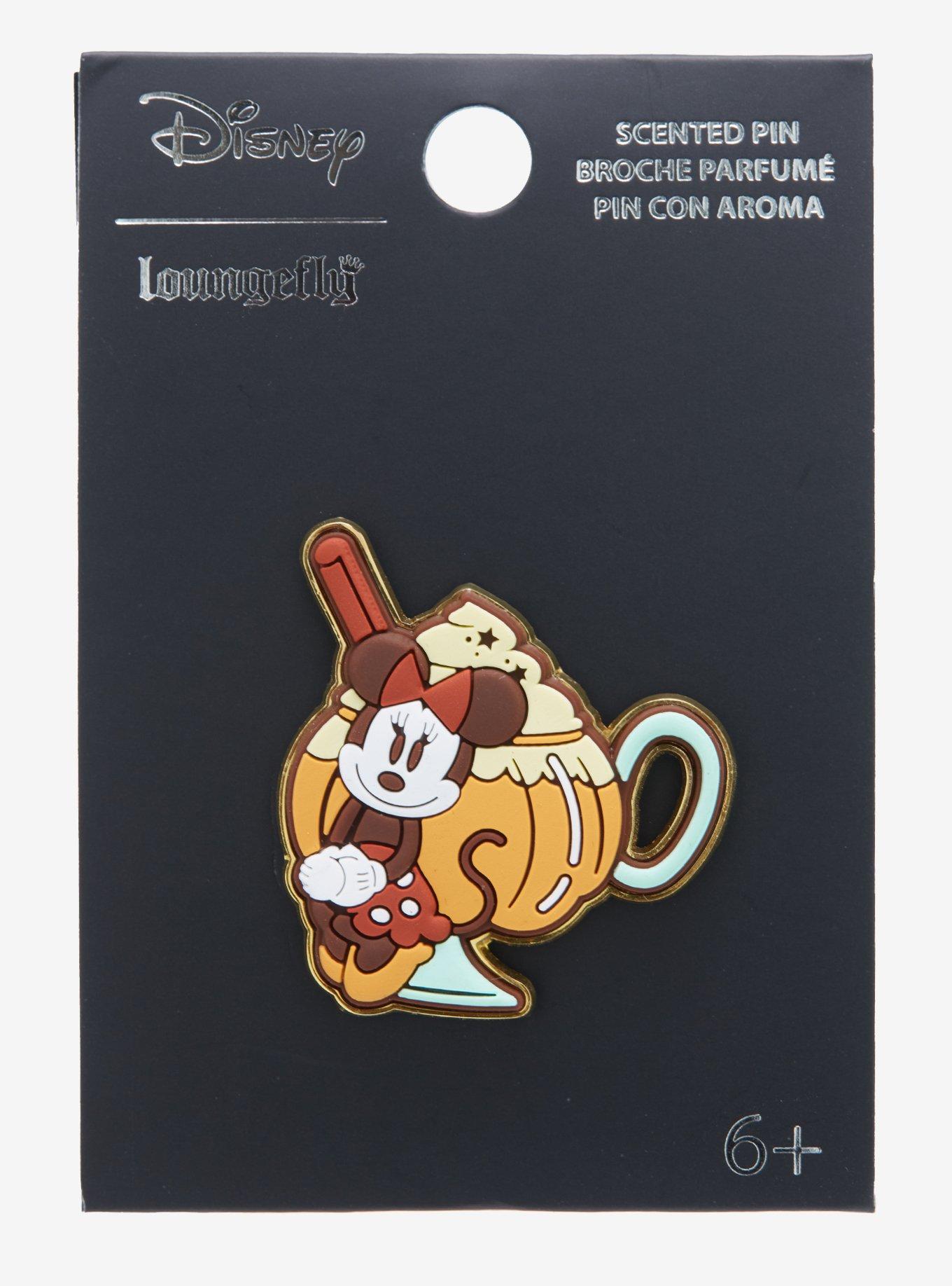 Loungefly Disney Minnie Mouse Pumpkin Spice Scented Pin - BoxLunch Exclusive, , alternate