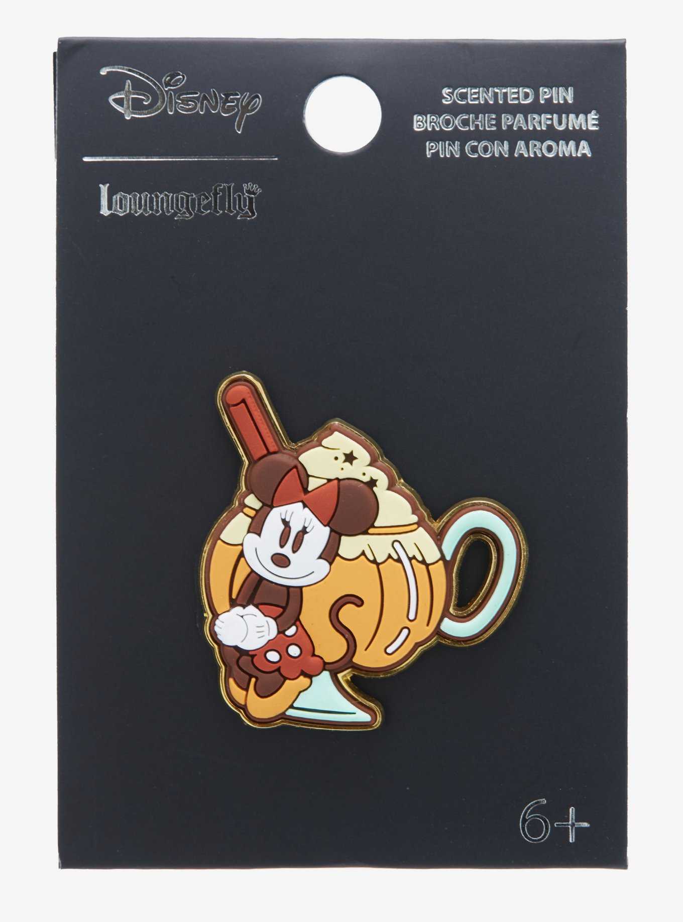 Loungefly Disney Minnie Mouse Pumpkin Spice Scented Pin - BoxLunch Exclusive, , hi-res