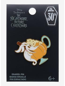 Loungefly Disney The Nightmare Before Christmas Zero Pumpkin Spice Latte Enamel Pin - BoxLunch Exclusive, , hi-res