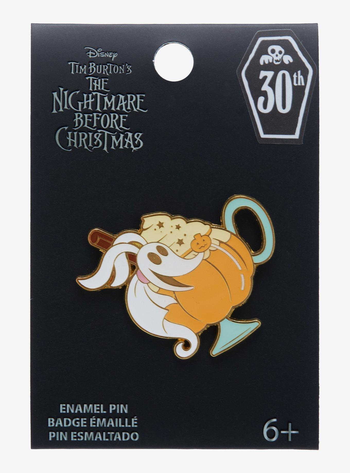 Loungefly Disney The Nightmare Before Christmas Zero Pumpkin Spice Latte Enamel Pin - BoxLunch Exclusive, , alternate