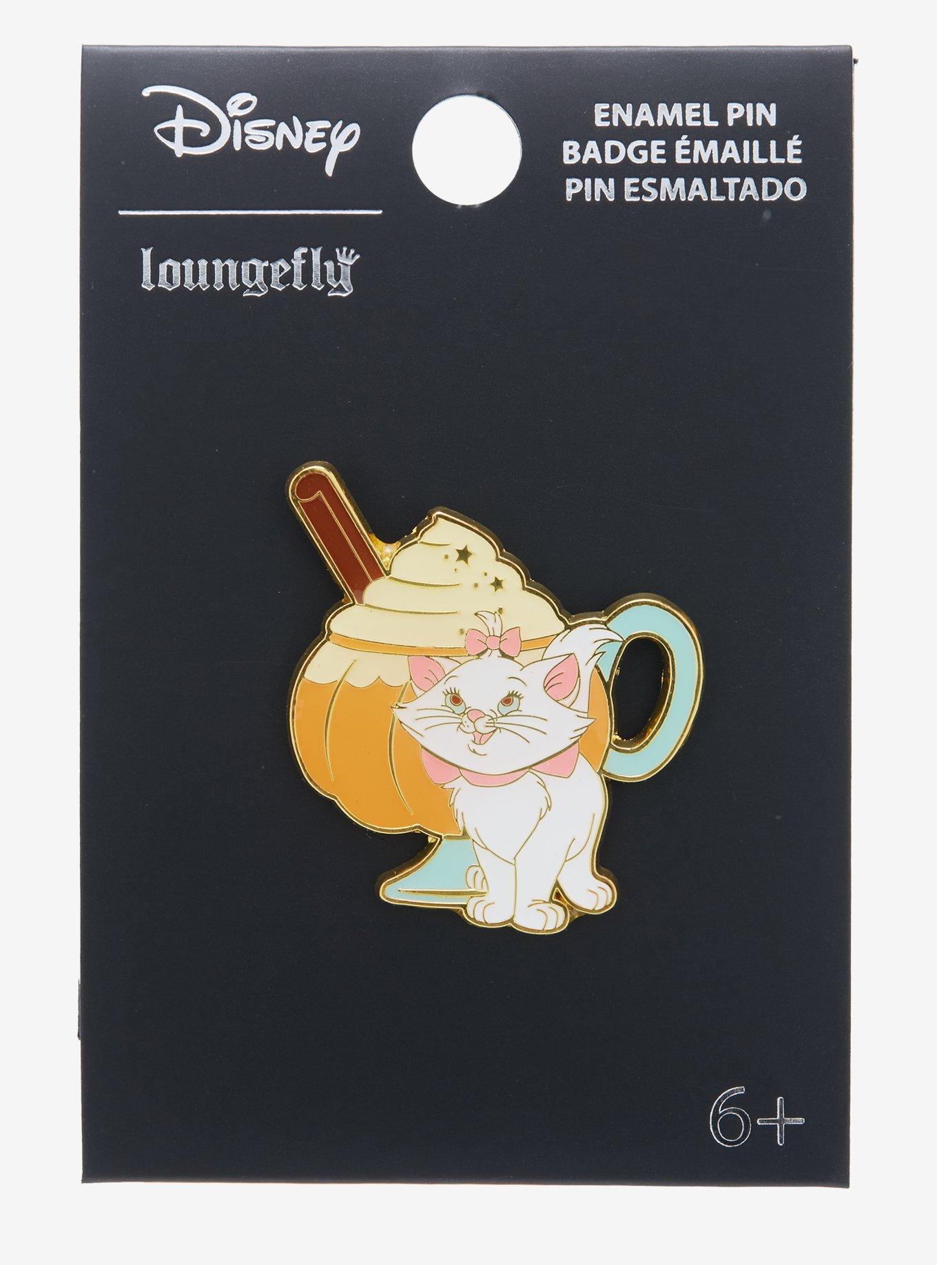 Loungefly Disney Aristocats Marie Pumpkin Spice Latte Enamel Pin -  BoxLunch Exclusive, , alternate