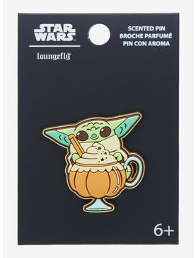 Loungefly Star Wars Mandalorian Grogu Pumpkin Spice Scented Pin - BoxLunch Exclusive, , hi-res