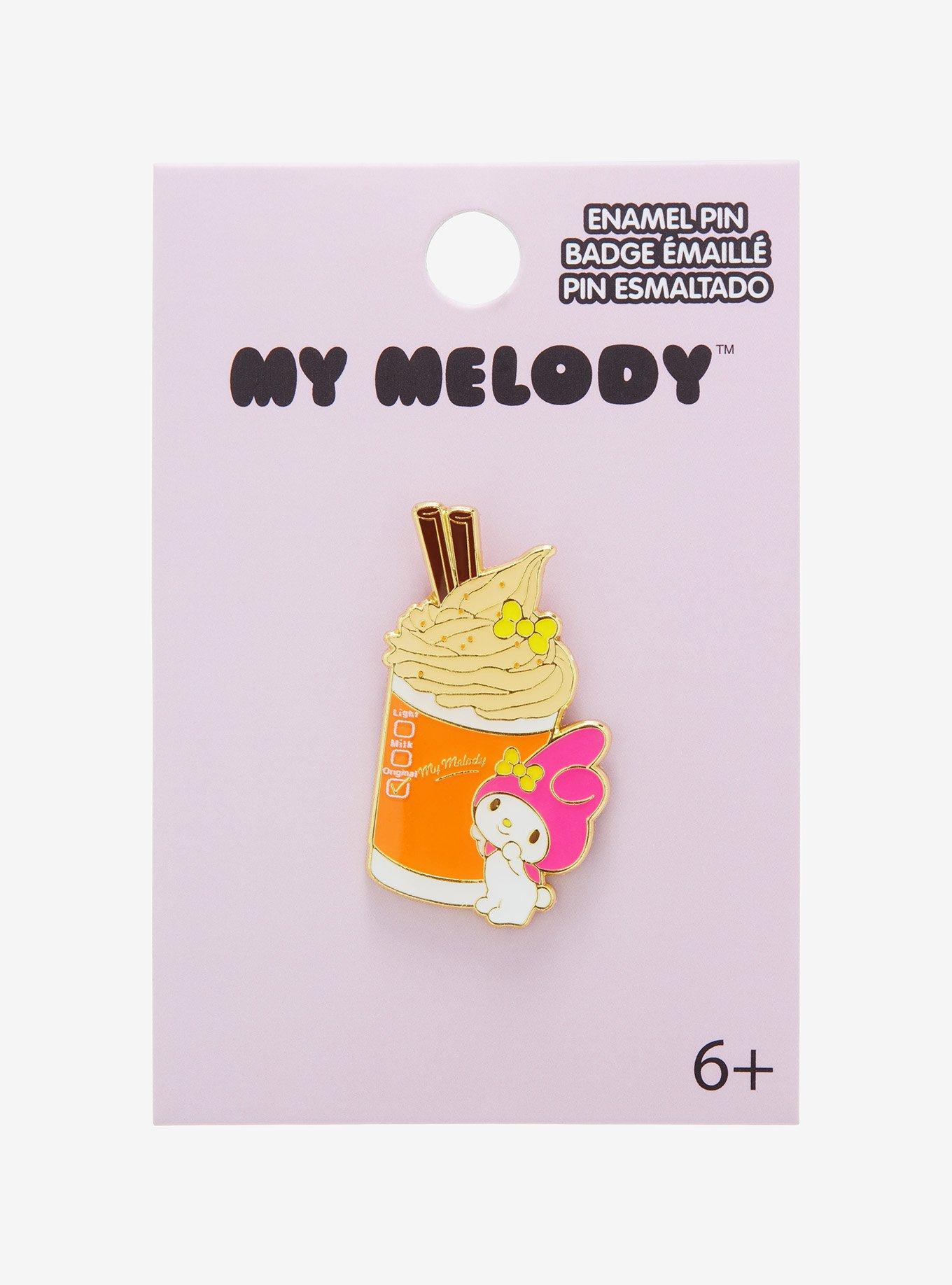 Sanrio My Melody Pumpkin Spice Latte Enamel Pin - BoxLunch Exclusive, , hi-res