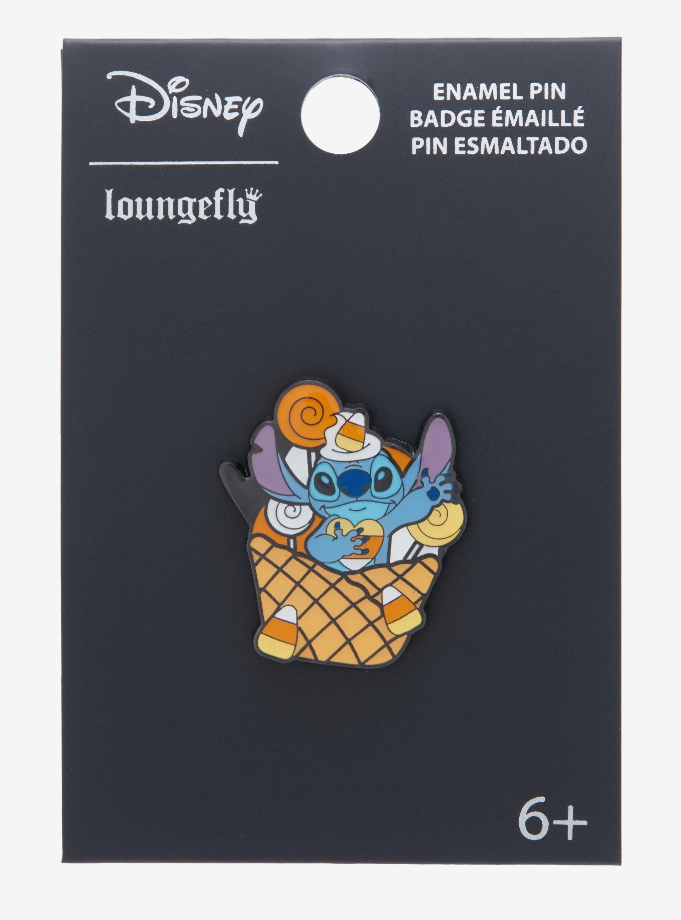 Loungefly Disney Lilo & Stitch Candy Corn Sundae Stitch Enamel Pin - BoxLunch Exclusive, , alternate