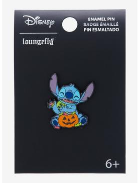 Loungefly Disney Lilo & Stitch Halloween Candy Stitch Enamel Pin - BoxLunch Exclusive, , hi-res