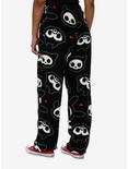 Skelanimals Character Plush Pajama Pants, BLACK, alternate