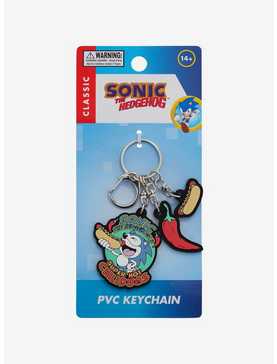 Sonic the Hedgehog Chili Dogs Multi-Charm Keychain - BoxLunch Exclusive, , hi-res
