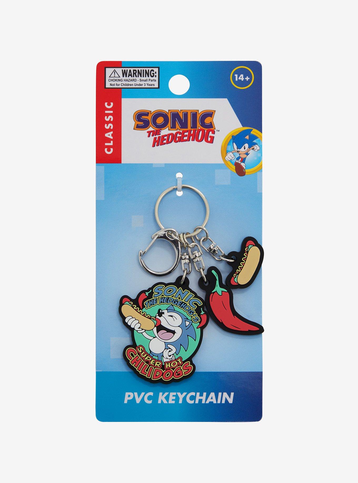 Sonic the Hedgehog Chili Dogs Multi-Charm Keychain - BoxLunch Exclusive, , alternate
