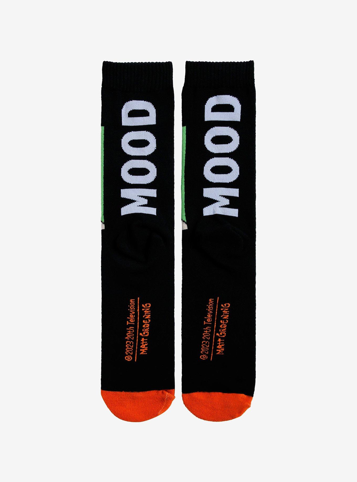 Futurama Fry Mood Crew Socks, , alternate