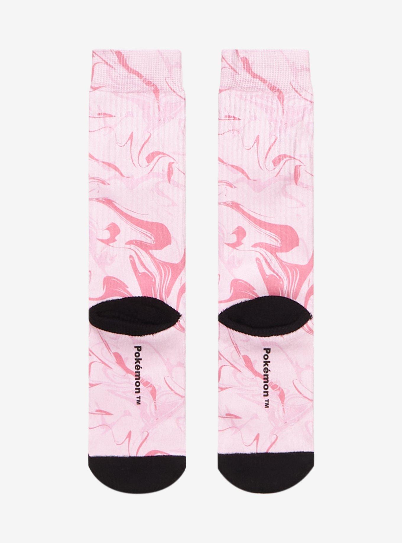 Pokemon Jigglypuff Tie-Dye Crew Socks, , alternate