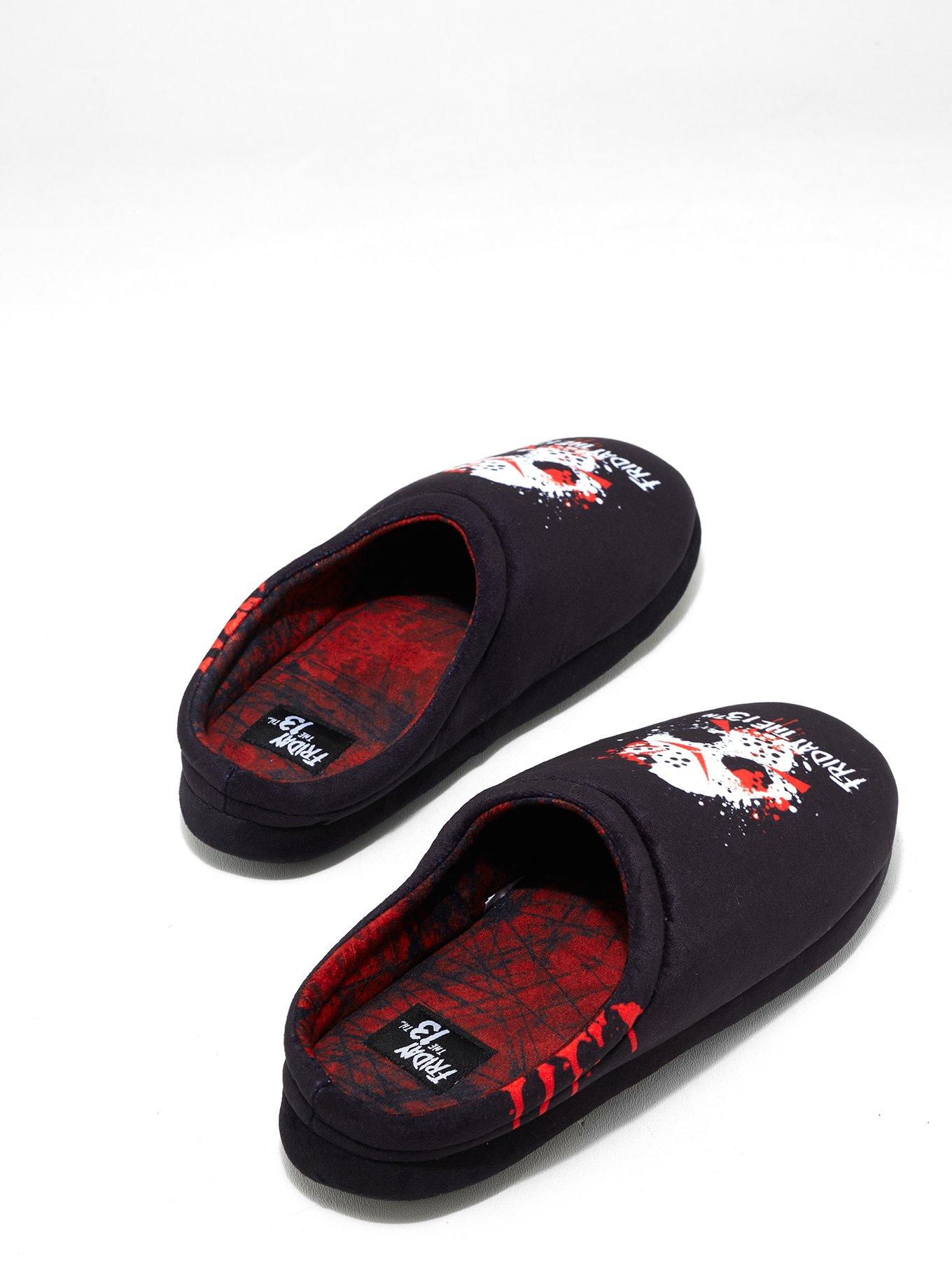 Friday The 13th Jason Mask Slippers, MULTI, alternate