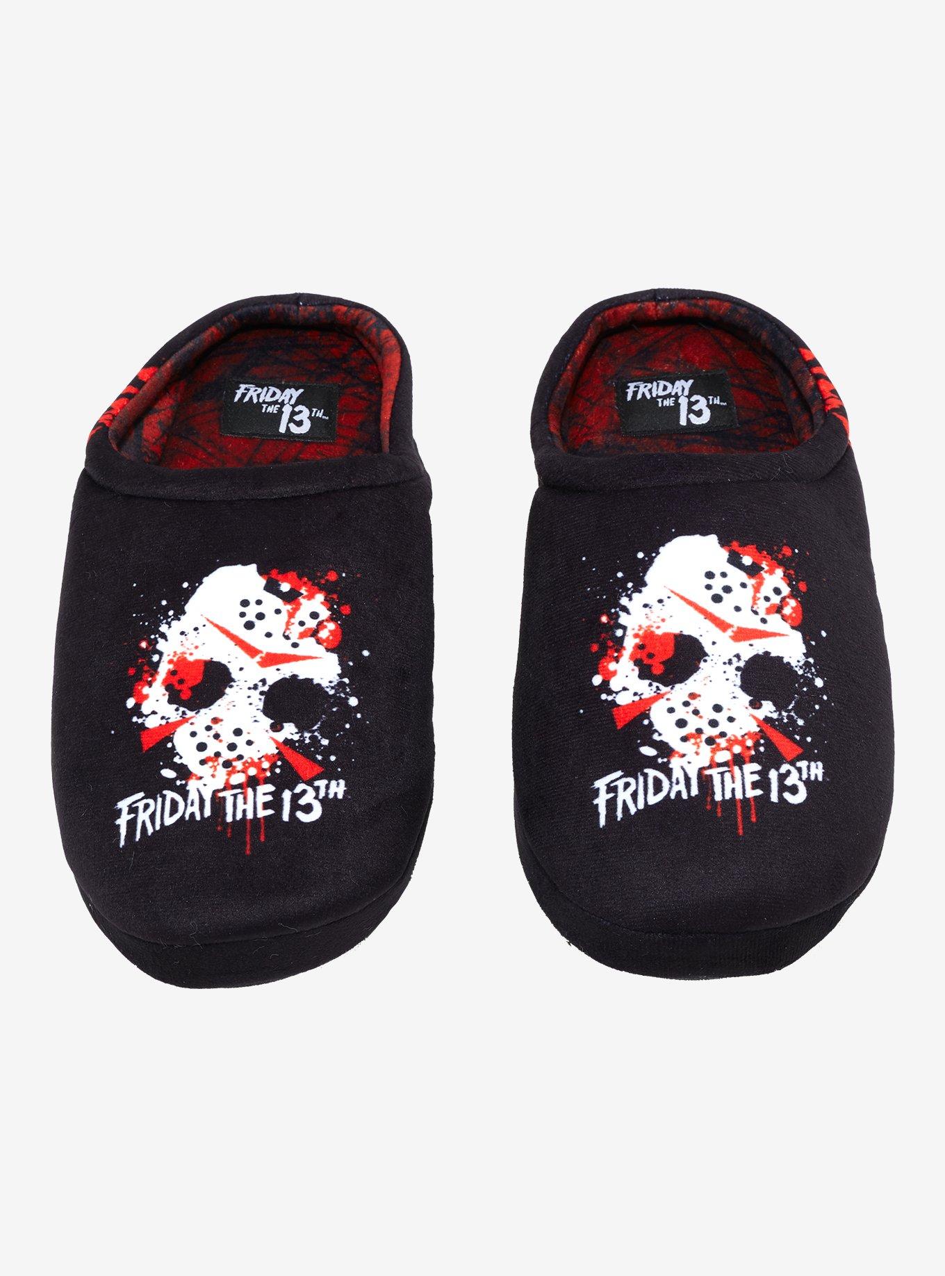 Friday The 13th Jason Mask Slippers, MULTI, alternate
