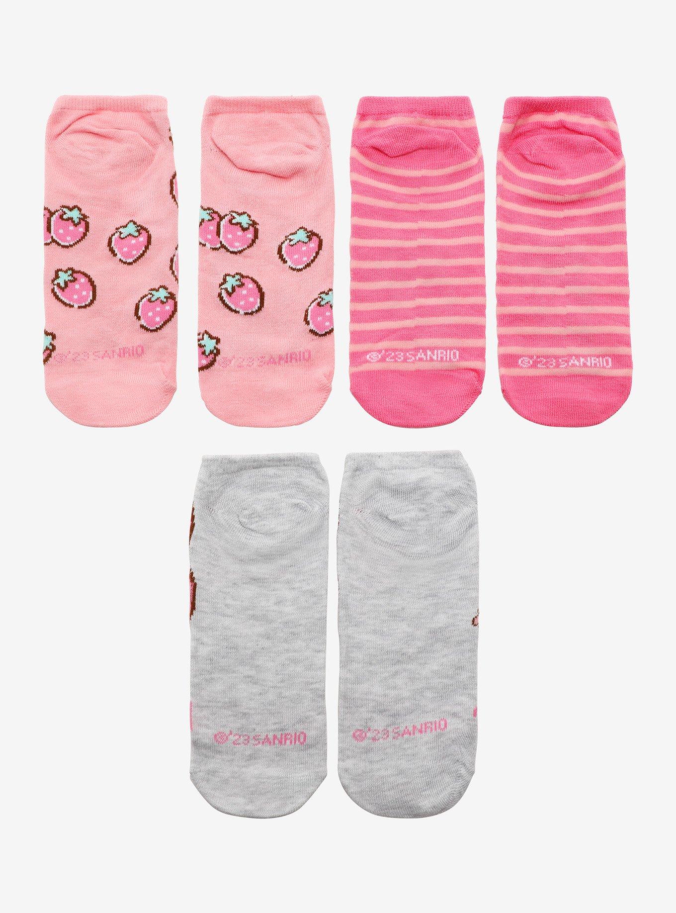 My Melody Sweets No-Show Socks 3 Pair, , alternate