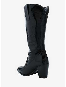 YRU Spiderweb Patent Cowboy Boots, , hi-res