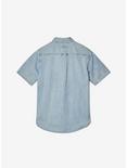 WeSC Oden Oxford Short Sleeve Button-Up Shirt Light Wash, LIGHT WASH, alternate