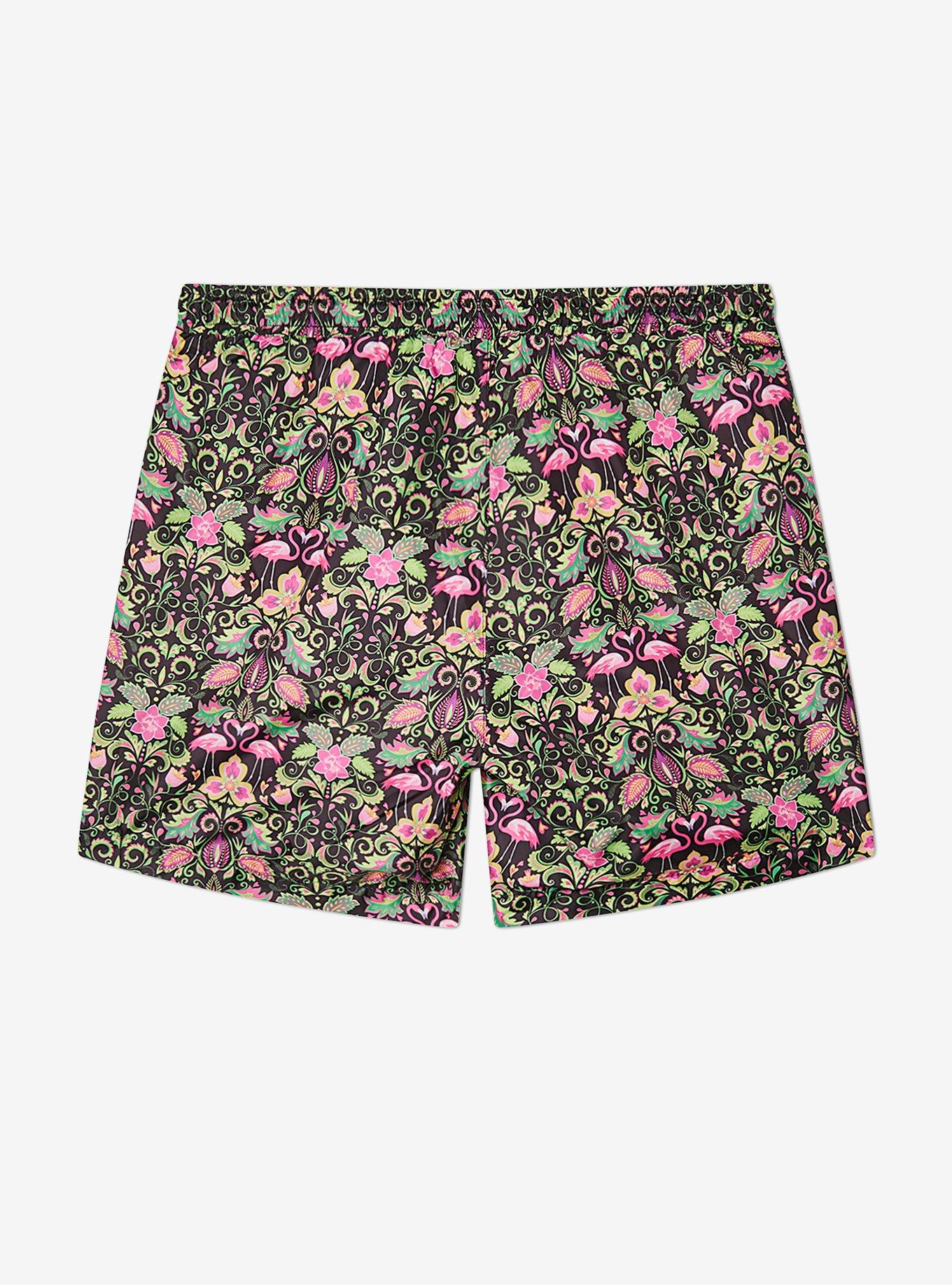 WeSC Zack Flamingogo Wild All Over Print Swim Trunk, MULTI, alternate