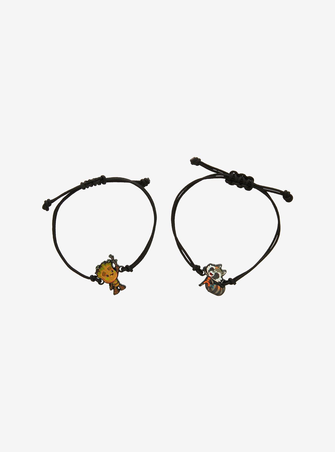 Marvel I Am Groot Chibi Rocket & Groot Best Friend Cord Bracelet Set, , alternate