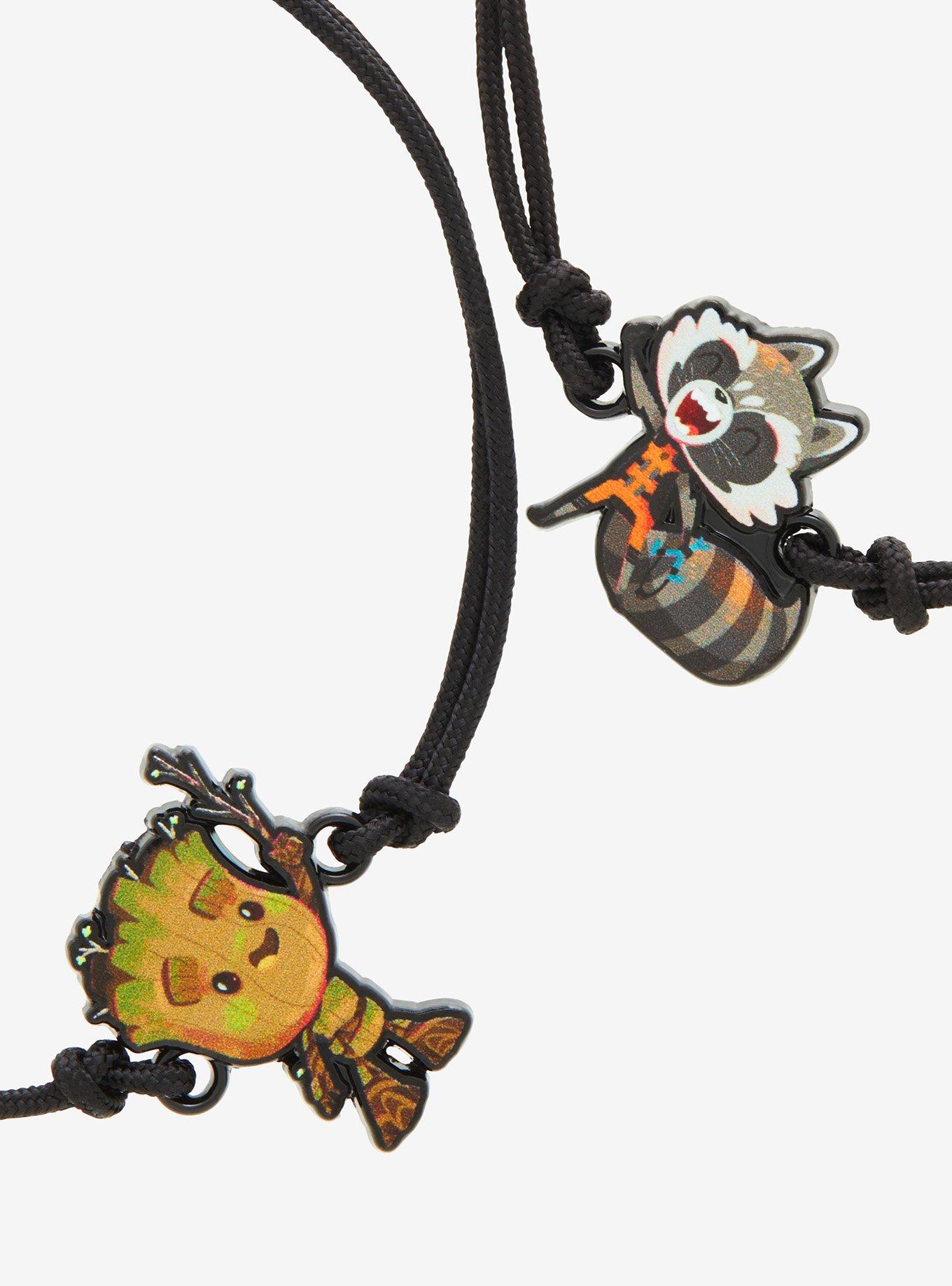 Marvel I Am Groot Chibi Rocket & Groot Best Friend Cord Bracelet Set, , alternate