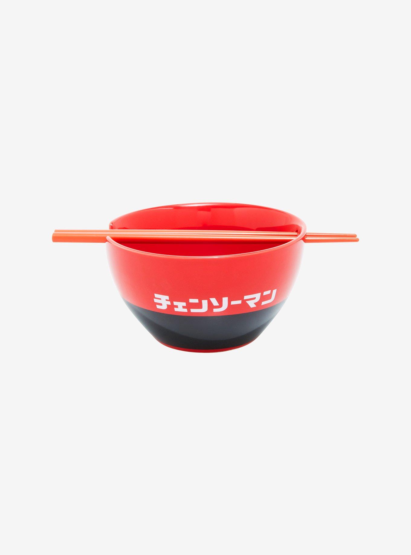 Chainsaw Man Ramen Bowl With Chopsticks, , alternate