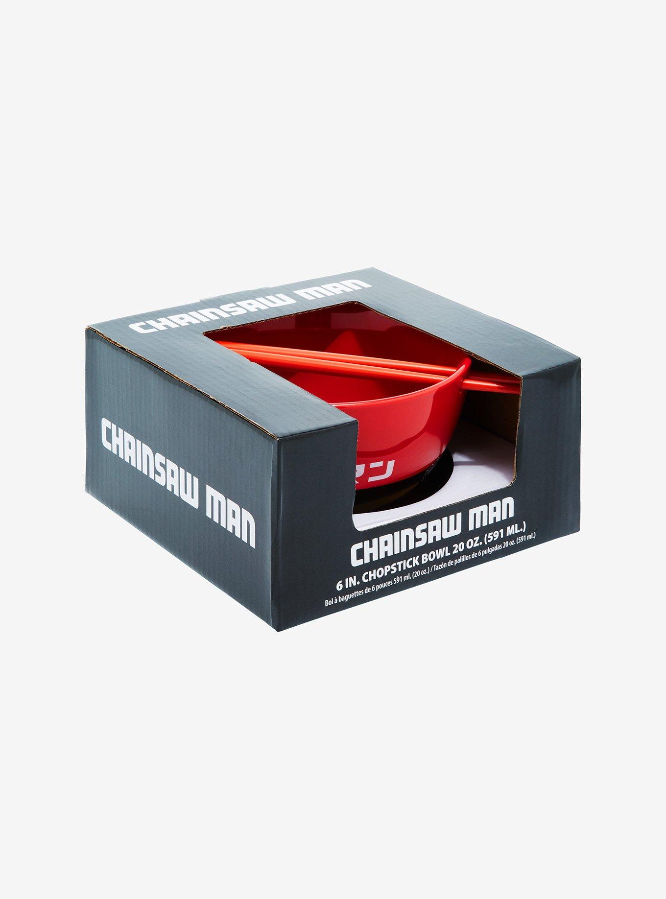 Chainsaw Man Ramen Bowl With Chopsticks, , alternate