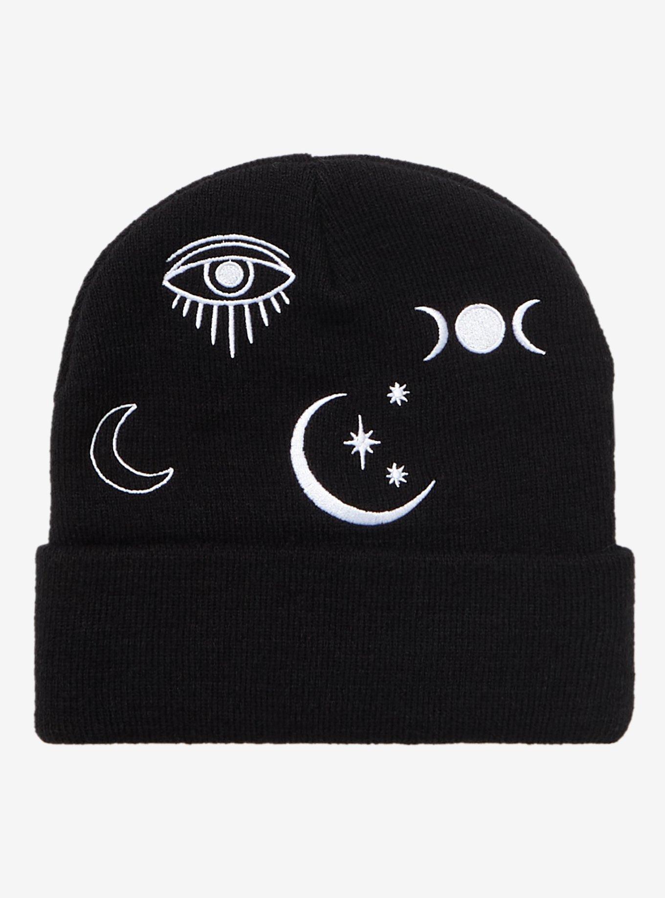 Celestial Dark Symbols Beanie, , alternate