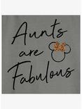 Disney Minnie Mouse Fabulous Aunt Womens Slouchy Sweatshirt, GRAY HTR, alternate